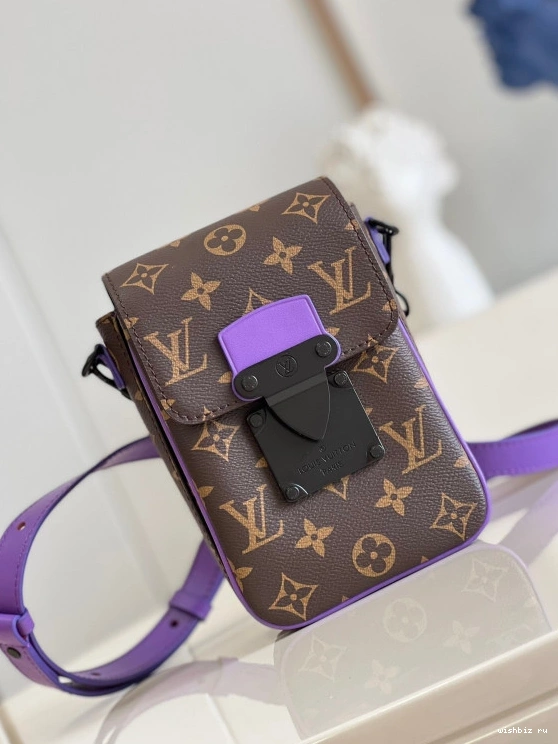 WIS WALLET LOUIS S-LOCK WEARABLE VUITTON VERTICAL 0906